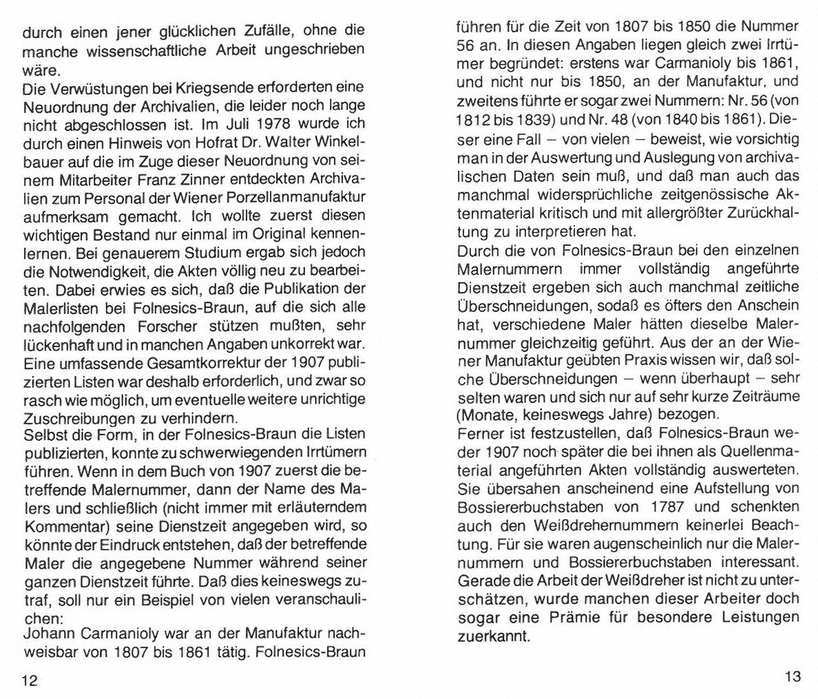 Markenlexikon 4 Wiener Porzellan